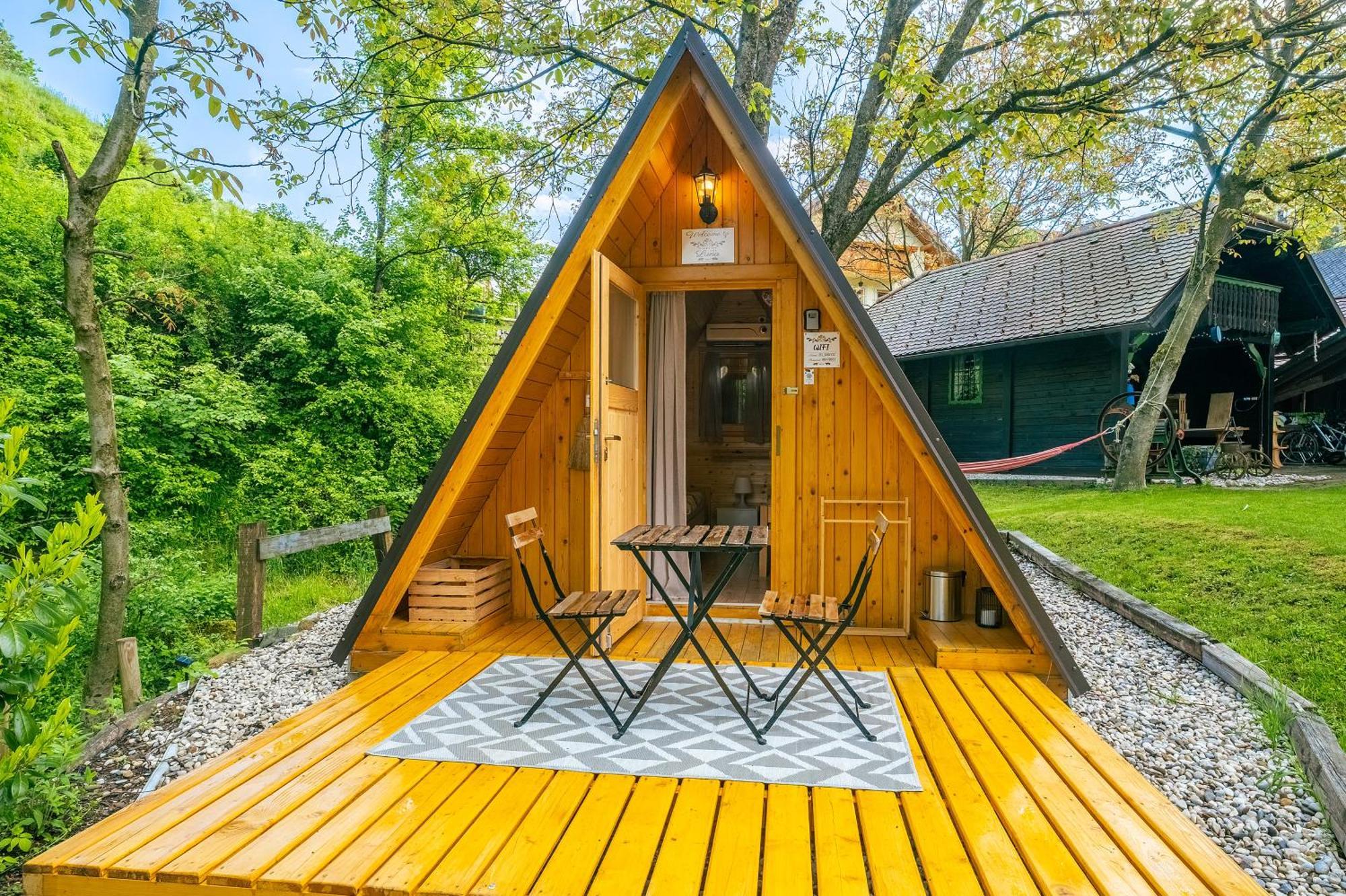 Resort Pod Orehi - Bled - Apartma & Glamping & Savna Exterior photo